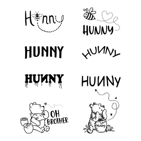 Hunny SVG, Hunny Design, Honey SVG, Hunny Shirt SVG, Winnie the Pooh ...