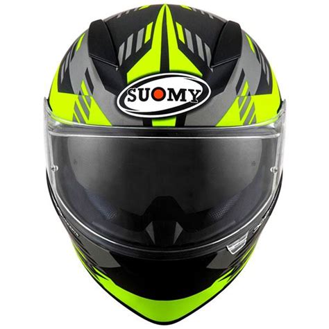 Suomy Speedstar Flow Matt Yellow Fluo / Grey – LRL Motors