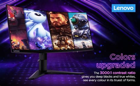 Lenovo Gaming G-Series 34" (86.4cm) Ultra-Wide QHD Curved Monitor ...