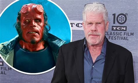 Ron Perlman Hellboy Ron Perlman Passed On The Hellboy Baton To David