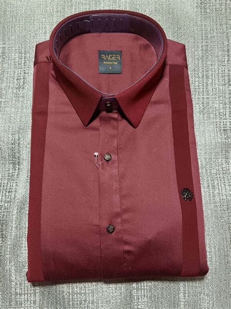 Buy Maroon Velvet Clubwear Shirt Casual Wear at Best Price