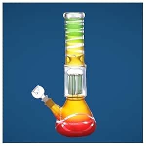 METIER® 12 Inch bongsmoke Glass Bong Ice Chamber Glass 10 Arm Tree ...