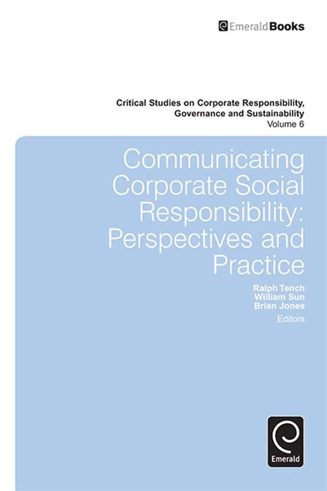 Communicating Corporate Social Responsibility: Perspectives and ...