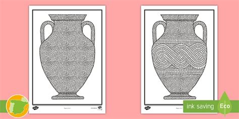 Ficha de actividad: Pintando las vasijas romanas - Twinkl