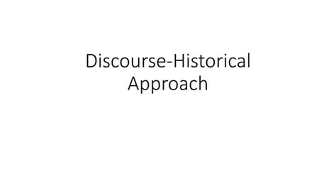 Image result for Historical Approach Example