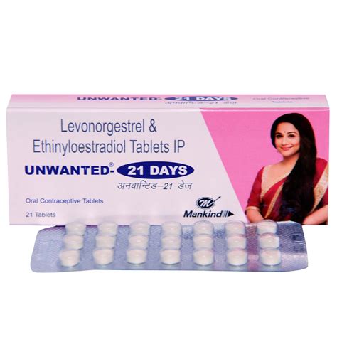 Unwanted-21 Days Tablet का उपयोग, फायदे ,साइड इफेक्ट,कीमत in Hindi ...