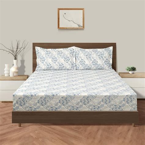 Buy SWAYAM Sugar Apple Dreams 160TC Queen Bedsheet Set from Swayam at ...