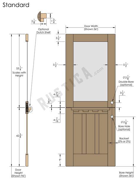 Standard Dutch Exterior Door With Sidelights And Transom Window | Rustica