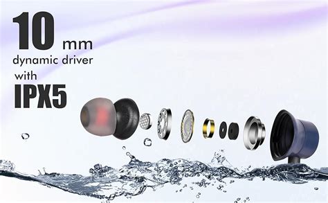 Twezzy in-Ear Bluetooth Wireless Headphones with Mic, 10mm Drivers ...