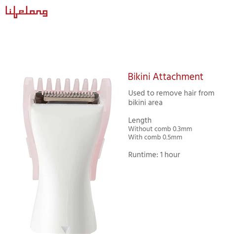 Buy LIFELONG LLPCW30 RECHARGEABLE EYEBROW UNDERARMS AND BIKINI TRIMMER ...