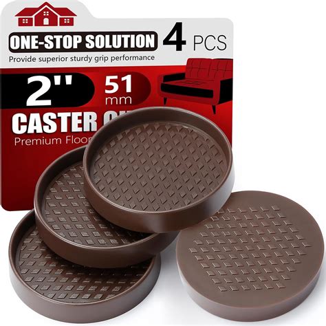 PROPA Non Slip Furniture Coasters - Premium Rubber Pads for Hardwood ...