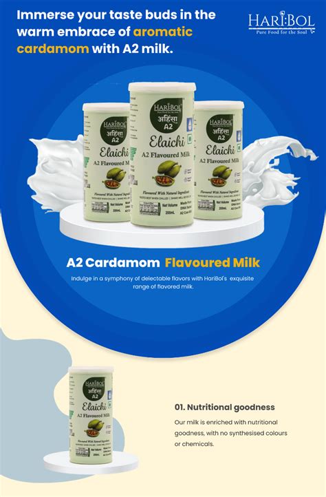 Delicious Elaichi Milk - Flavour Milk | HariBol