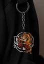 World Gift Mart Stylish Metal Demon Slayer Spinning Keychain | Anime ...