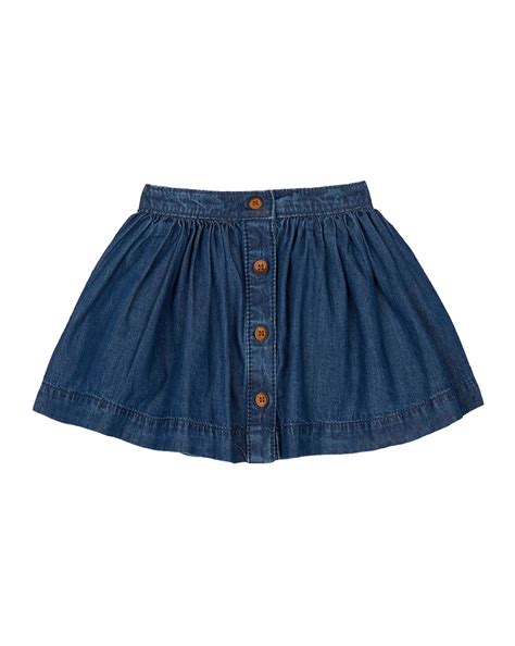Buy Denim Button Skirt Online at Best Price | Mothercare India