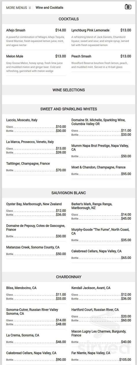 Copper Canyon Grill menu in Gaithersburg, Maryland, USA