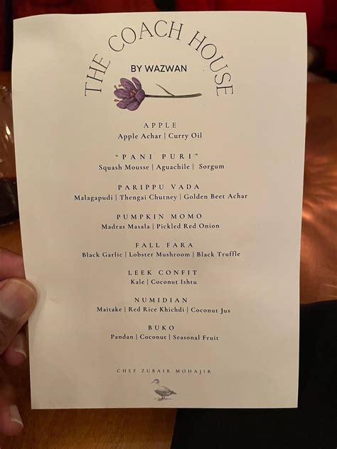 Menu at Wazwan Restaurant, Mumbai, AA 8-9