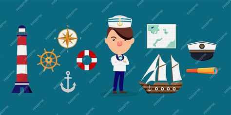 Marynarz strój konstruktora zestaw można wybrać kostium marynarz ...