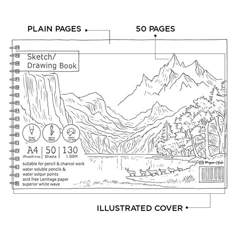 Sketch/ Drawing Book Paper Club - SCOOBOO - PaperClub