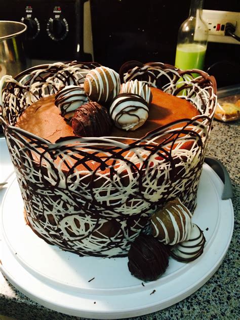 white chocolate cake decorations