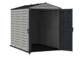 DuraMax 5X8 YardMate Plus Vinyl Shed with Floor [35825] | Free Shipping