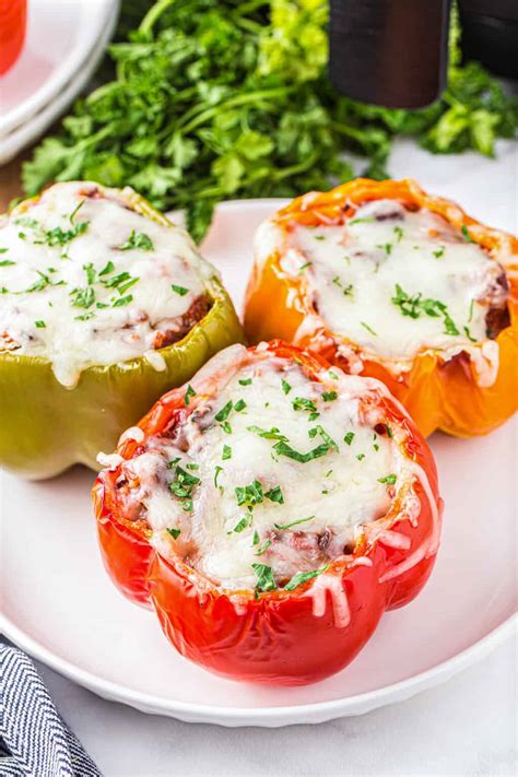 Air Fryer Stuffed Peppers Recipe - The Cookie Rookie®