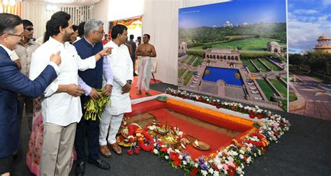 Jagan lays foundation for 7-Star Oberoi Hotels in Gandikota ...