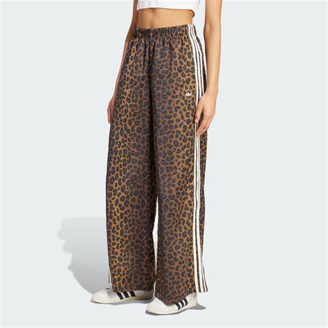 Clothing - Originals Wide Leg Satin Leopard Print Joggers - Multicolour ...