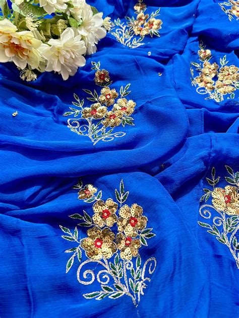 Jaipuri Chiffon Sarees - Shop Pure Chiffon Sarees at Best Price – thecotlin