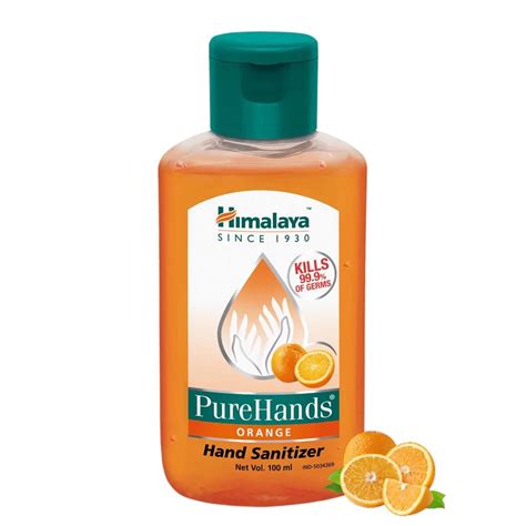 Himalaya Pure Hands Hand Sanitizer - 100 ml (Orange) : Amazon.in ...