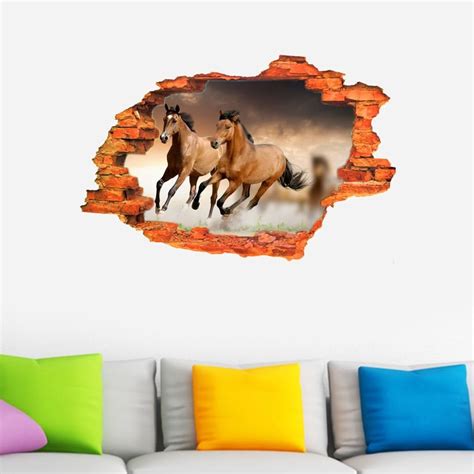 Buy Impression Wall Decor Horse Wall Sticker Online at Low Prices in ...