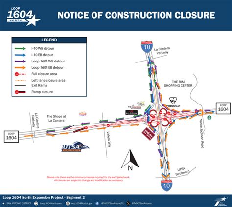 Loop 1604 North Expansion Project | Major Closure Notice: Loop 1604 at ...