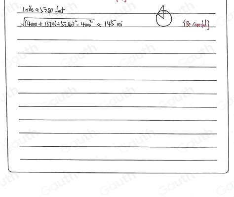 Solved: The summit of Mount Mauna Kea is approximately 13, 796 ft above ...