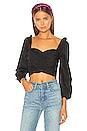 Lovers and Friends Octavia Crop Top in Black | REVOLVE
