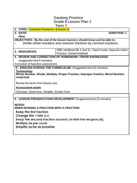 Image result for 8 Grade Math Lesson Fractions