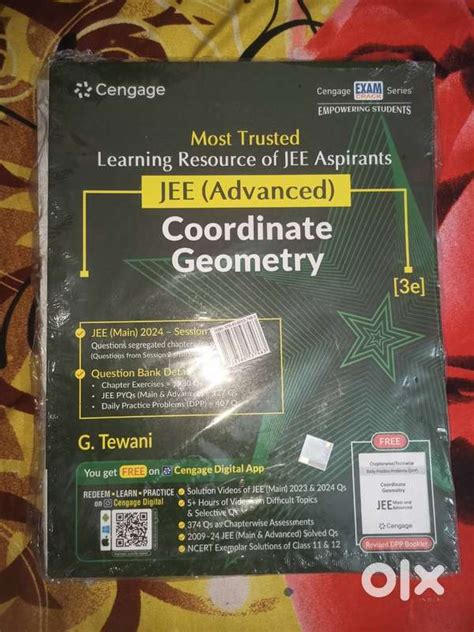 JEE (ADVANCED) - Maths | COORDINATE GEOMETRY SEALED CENGAGE 2024 MODEL ...