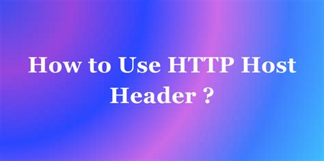Image result for HTTP Host Header