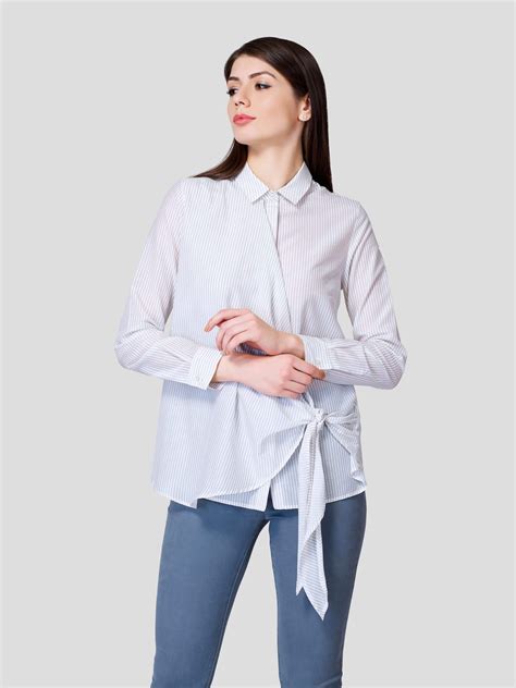 Draped Front Shirt – Zest Mélange