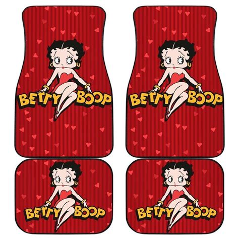 Betty Boop Car Floor Mats – Cartoon Pretty Betty Boop Car Floor Mats ...