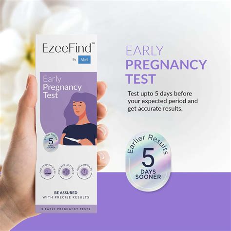 Buy EZEEFIND EARLY PREGNANCY TEST KIT|MIDSTREAM TECHNOLOGY|ONE STEP ...