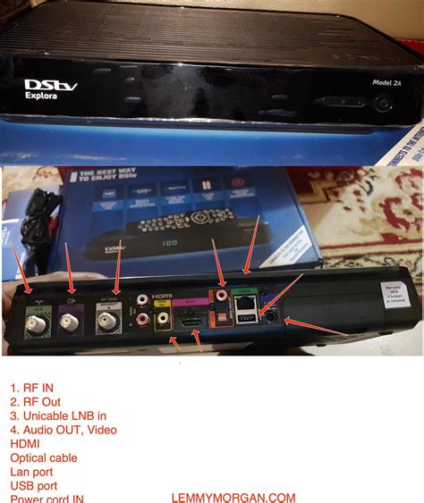 Image result for Decoder DStv Explora Installation Diagram