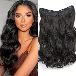 CKE 5 Clips Based 24Inch Curly/Wavy Full Head Hair Extension/Wig for ...