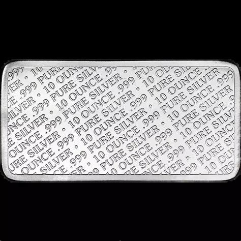 10 oz Silver Buffalo Bar Highland Mint - Hertel's Coins Inc.