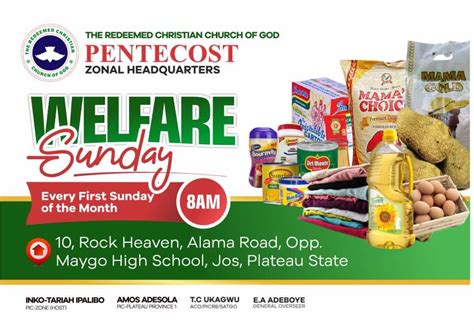 May 2025 Thanksgiving and Welfare Sunday , NO. 10 ROCK HAVEN, OPPOSITE ...