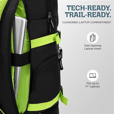 Skybags RIDGE V2 45L 01 LAPTOP WEEKENDER BLACK