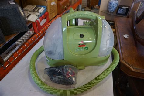 BISSELL LITTLE GREEN MACHINE W/ ATTACHMENTS - Big Valley Auction