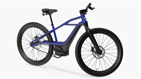 Modern Electric Bike Blue Rigged 3D | 3D Molier International