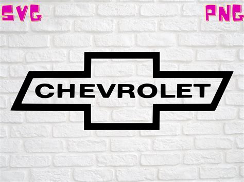 Chevrolet Classic Bowtie Logo 1960s Chevy Vintage SVG Digital | Etsy