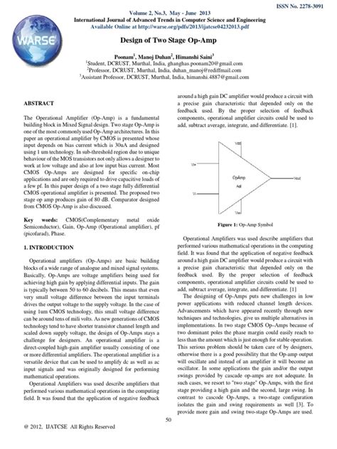 Image result for Design Op-Amp