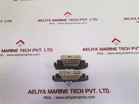 Set of 7x Weidmuller rst eg7 relay coupler – Aeliya Marine Tech