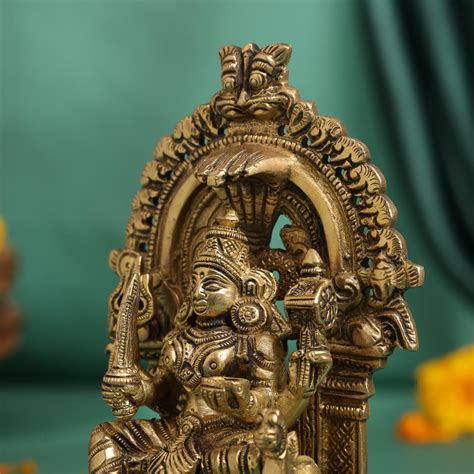 Brass Karumari Amman Idol (5.5 Inch) – Vedansh Craft